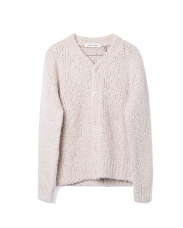 John Cardigan Alpaca Blend Ecru