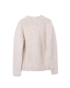 John Cardigan Alpaca Blend Ecru