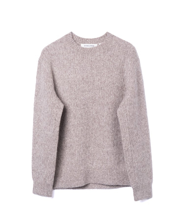 Yak Sweater Alpaca Blend Dark Oat