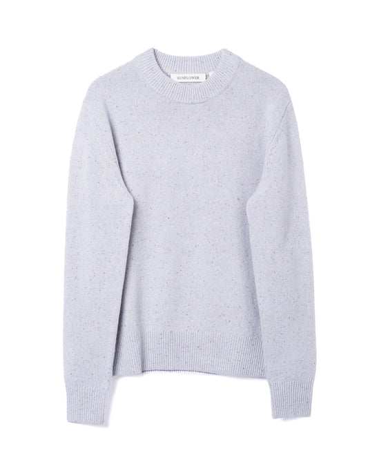 Moon Donegal Sweater Wool Light Blue