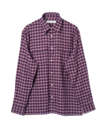 New Pocket Shirt Cotton Burgundy