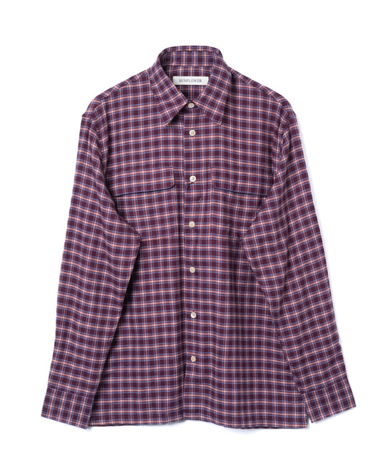 New Pocket Shirt Cotton Burgundy