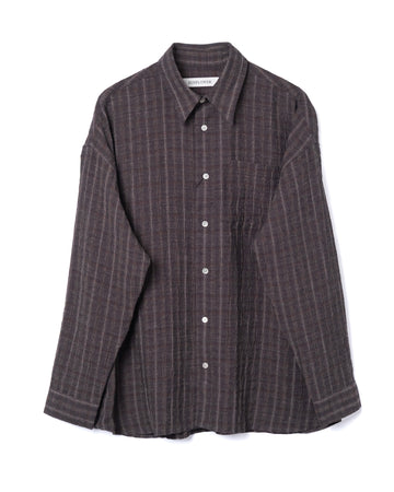 Stable Shirt Cotton Blend Chocolate