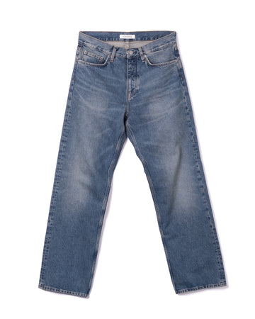 Loose Jeans Cotton Dark Blue Vintage