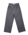 Super Wide Cinch Trouser Cotton Grey Fog