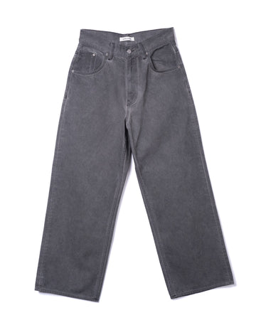 Super Wide Cinch Trouser Cotton Grey Fog