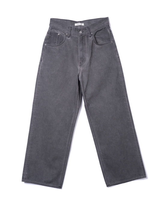 Super Wide Cinch Trouser Cotton Grey Fog
