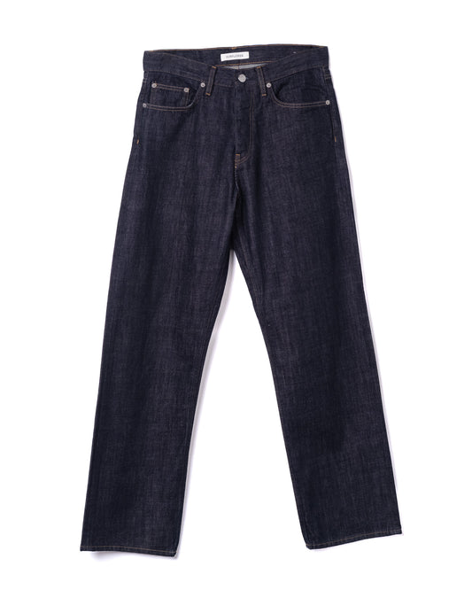 Loose Jeans Cotton Simple Rinse Blue