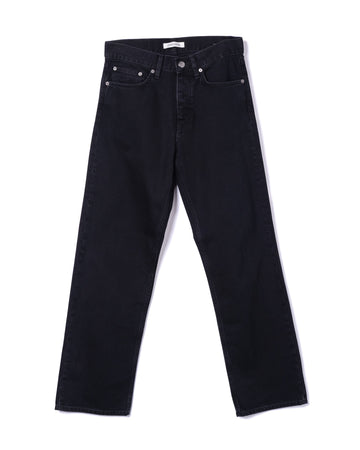 Loose Jeans Cotton Washed Black