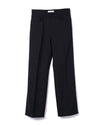 Relaxed Boot Trouser Wool Blend Black
