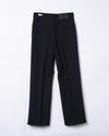 Relaxed Boot Trouser Wool Blend Black