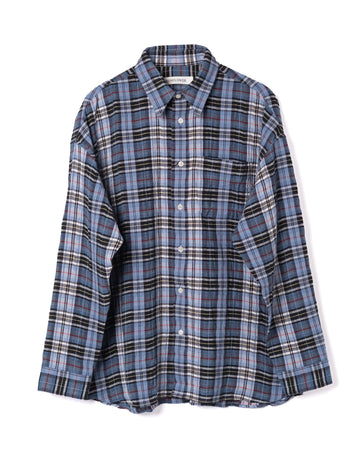 Stable Shirt Cotton Blend Blue