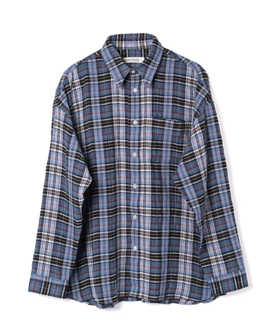 Stable Shirt Cotton Blend Blue