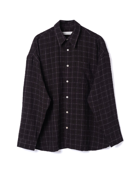 Stable Shirt Cotton Blend Brown