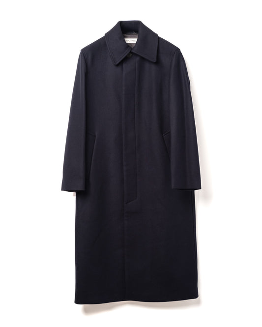 Winter Coat Wool Blend Navy