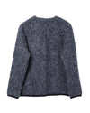 Losso Mohair Cardigan Navy Pale Grey