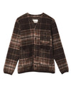 Pino Fleece Cardigan Wool Blend Brown