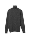 Roll Neck Wool Blend Black