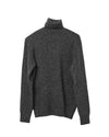 Roll Neck Wool Blend Black