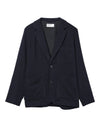 Two Button Jacket Wool Blend Dark Navy