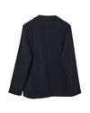 Two Button Jacket Wool Blend Dark Navy