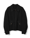 Relaxed Wool Jacket Black