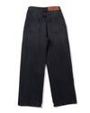 Relaxed Cut Denim Black Worn Wash