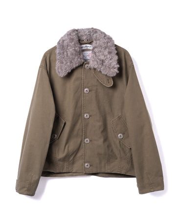 Aerial Jacket Pigment Khaki Knife Edge Twill