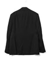 Unconstructed DB Blazer Black Panama Wool