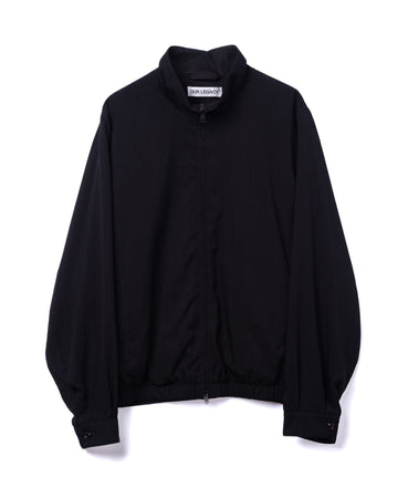 Casino Jacket Crow Black Night Drape Twill
