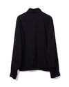 Casino Jacket Crow Black Night Drape Twill