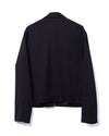 Mini Jacket Black Worsted Wool