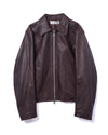 Mini Jacket Matted Brown Waxed Bovine