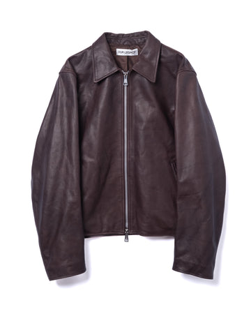 Mini Jacket Matted Brown Waxed Bovine