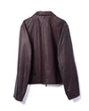 Mini Jacket Matted Brown Waxed Bovine