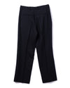 Borrowed Chino Black Panama Wool