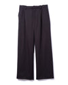 Slack Trouser Coarse Black Gabardine