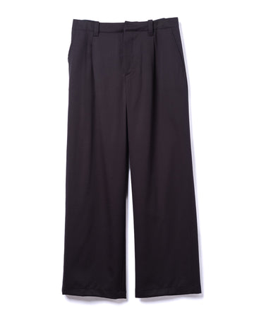 Slack Trouser Coarse Black Gabardine