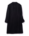 Whale Coat Black Hairy Wool