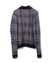 Evening Polo Grand Check Fuzzy Alpaca