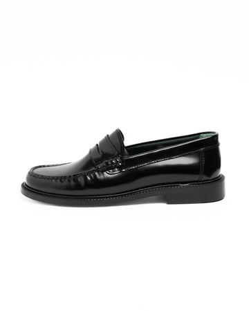 Yardee Moccasin Loafer Polido Leather Black