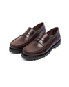 Lee Lake Penny Loafer Nappa Leather Brown
