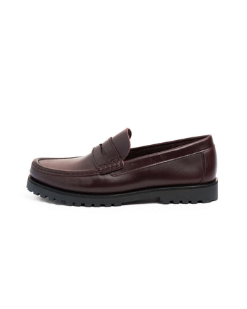 Lee Lake Penny Loafer Nappa Leather Brown