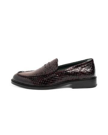 Townee Vale Penny Loafer Pantanel Leather Red