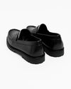 Lee Lake Penny Loafer Nappa Leather Black