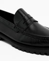 Lee Lake Penny Loafer Nappa Leather Black