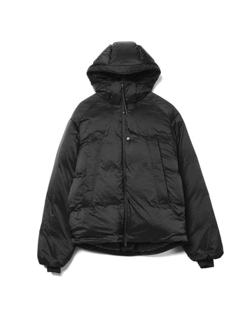Hooded Puffer Jacket Black
