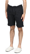 Black Knit Sweatshorts