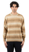 Crew Over P's Recycled Cotton Striped Khaki
