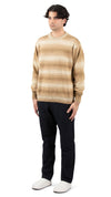 Crew Over P's Recycled Cotton Striped Khaki